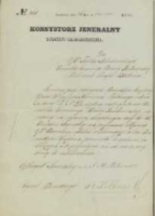 Powrócony przy reskrypcie Kommissyi Rządowej Wyznań Religijnych i Oświecenia Publicznego […]