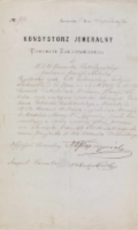 Uzyskawszy zgodę J.M. Gubernatora Guberni Sandomierskiej […]