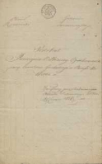 Protokuł [!] Rewizyino-Odbiorczy Oparkowania Cmentarza Grzebalnego w Parafii Wsi Wsola […]