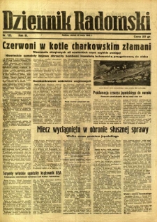 Dziennik Radomski, 1942, R. 3, nr 122