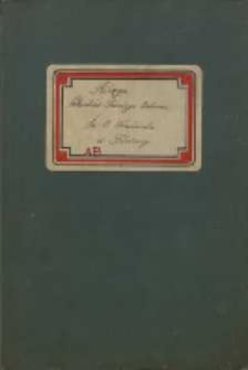 Księga Członków Trzeciego Zakonu Św. O. Franciszka w Błotnicy