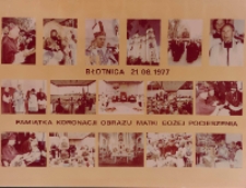 Pamiątka koronacji obrazu Matki Bożej Pocieszenia. Błotnica 21.08.1977