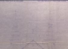 Kościół parafialny w Jedlińsku. Przekrój poprzeczny przez nawę główną