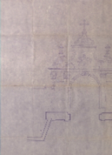 Kościół św. Piotra i Andrzeja w Jedlińsku. Bramka w ogrodzeniu