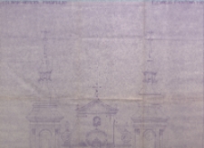 Jedlińsk - kościół parafialny. Elewacja frontowa