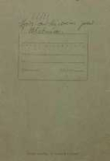 Spis archiwum par. Błotnica