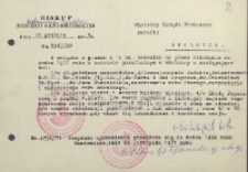 W związku z pismem z 14 bm. zezwalam na prawo binowania […]