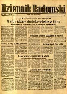 Dziennik Radomski, 1942, R. 3, nr 138