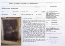 Karta ewidencyjna zabytku ruchomego. Malowidło ścienne - Boże Narodzenie