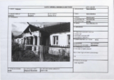 Karta gminnej ewidencji zabytków. Plebania