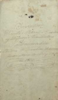 Inwentarz Kościoła i Plebanii w Jasionny w Dyecezyi i Woiewództwie Sandomierskim […]