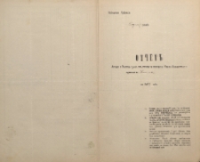Otčet’’ Dohoda i Rashoda summ’’ ot’’ uplaty za pohorony Rimsko-Katoličeskago prihoda v’’ Kašovĕ na 1889 god'