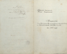 Vâdomost’ prihodu i rashodu pokladnyh’’ summ’’ v’’ Rimsko-Katoličeskom’’ Prihodĕ Kašov’’ na 1868 god'