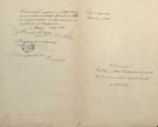 Vâdomost’ prihodu i rashodu pokladnyh’’ summ’’ v’’ Rimsko-Katoličeskom’’ Prihodĕ Kašov’’ na 1875 god'