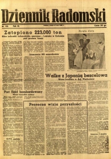 Dziennik Radomski, 1942, R. 3, nr 156