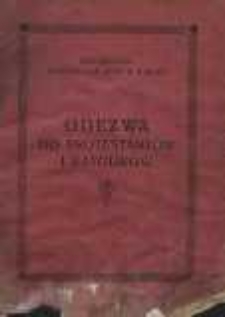 Czy rzymski katolicyzm jest w Biblji? : nauki kościoła rzymskiego muszą być sprawdzone : odezwa do protestant&oacute;w i katolik&oacute;w