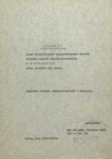 Projekt planu realizacyjnego zagospodarowania działki kościoła parafii rzymsko-katolickiej w Bierwcach gmina Jedlińsk woj. Radom