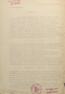 Decyzja [Pozwolenie na budowę punktu katechetycznego]