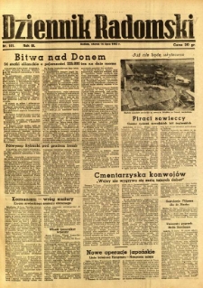 Dziennik Radomski, 1942, R. 3, nr 161