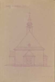 [Bierwce. Kościół] Widok od zachodu