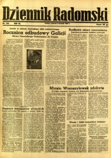 Dziennik Radomski, 1942, R. 3, nr 181