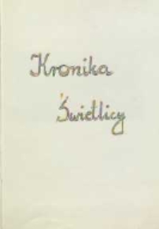 Kronika Świetlicy