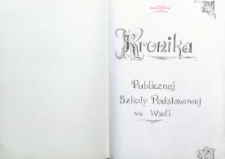 Kronika Publicznej Szkoły Podstawowej we Wsoli