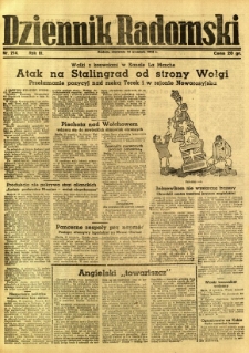 Dziennik Radomski, 1942, R. 3, nr 214