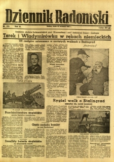 Dziennik Radomski, 1942, R. 3, nr 222