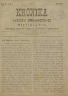 Kronika Diecezji Sandomierskiej, 1917, R. 10, nr 1
