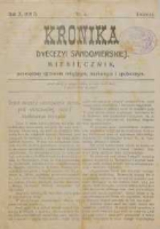 Kronika Diecezji Sandomierskiej, 1917, R. 10, nr 4