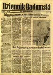 Dziennik Radomski, 1942, R. 3, nr 249