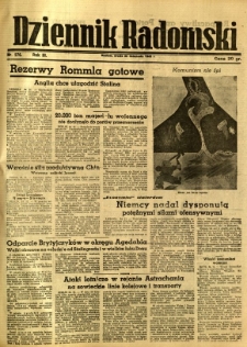 Dziennik Radomski, 1942, R. 3, nr 276