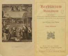 Breviarum romanum : ex decreto Sacrosancti Concilii Tridentini restitutum summorum pontificum cura recognitum. Pars hiemalis