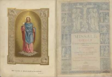 Missale Romanum ex decreto Sacros : Concilii Tridentini restitutum S. Pii V. Pontificis Maximi jussu editum Clementis VIII. et Urbani VIII. auctoritate recognitum