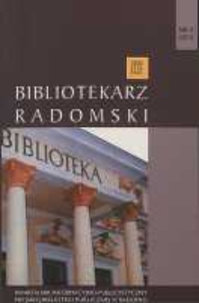Bibliotekarz Radomski, 2012, R. 20, nr 3