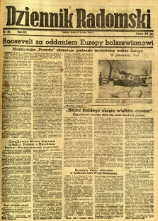 Dziennik Radomski, 1943, R. 4, nr 40