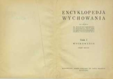 Encyklopedja wychowania T. 1, Wychowanie Cz. 2