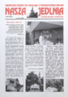 Nasza Jedlnia i miejscowości okoliczne, 2008, nr 6