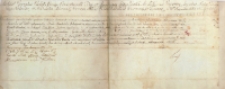 Michael Georgius Ciołek Princeps Poniatowski. Dei et Apostolicae Sedis Gratia Archieppus Gnesnensis, Legatus Natus, Primas Regni Poloniae […][Inc.:] Universis et singulis quorum interest […]