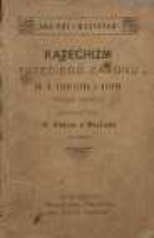 Katechizm Trzeciego Zakonu Świeckiego, założonego przez św. Franciszka a zreformowanego przez Leona XIII papieża