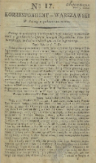 Korrespondent Warszawski, 1792, nr 17