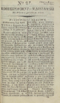 Korrespondent Warszawski, 1792, nr 27