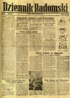 Dziennik Radomski, 1943, R. 4, nr 85