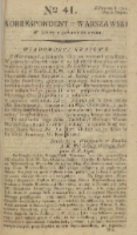 Korrespondent Warszawski, 1792, nr 41