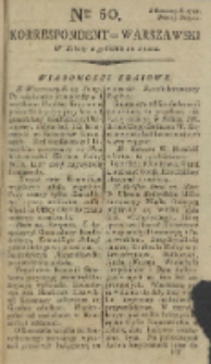 Korrespondent Warszawski, 1792, nr 50