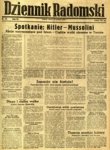 Dziennik Radomski, 1943, R. 4, nr 87