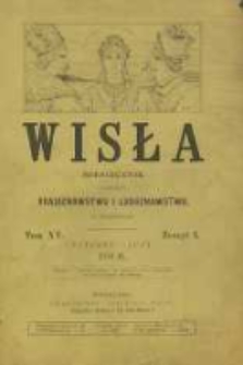 Wisła : Miesięcznik poświęcony krajoznawstwu i ludoznawstwu, 1901, T. 15, z. 1