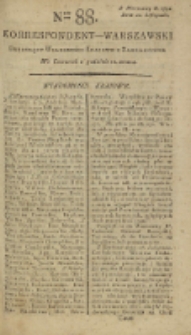 Korrespondent Warszawski, 1792, nr 88
