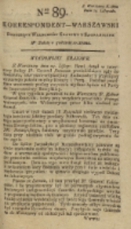 Korrespondent Warszawski, 1792, nr 89